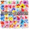 10 30 50pcs Colorful Flowers Stickers Cartoon For DIY Phone Laptop Guitar Travel Luggage Skateboard Kids Toys Graffiti Sticker