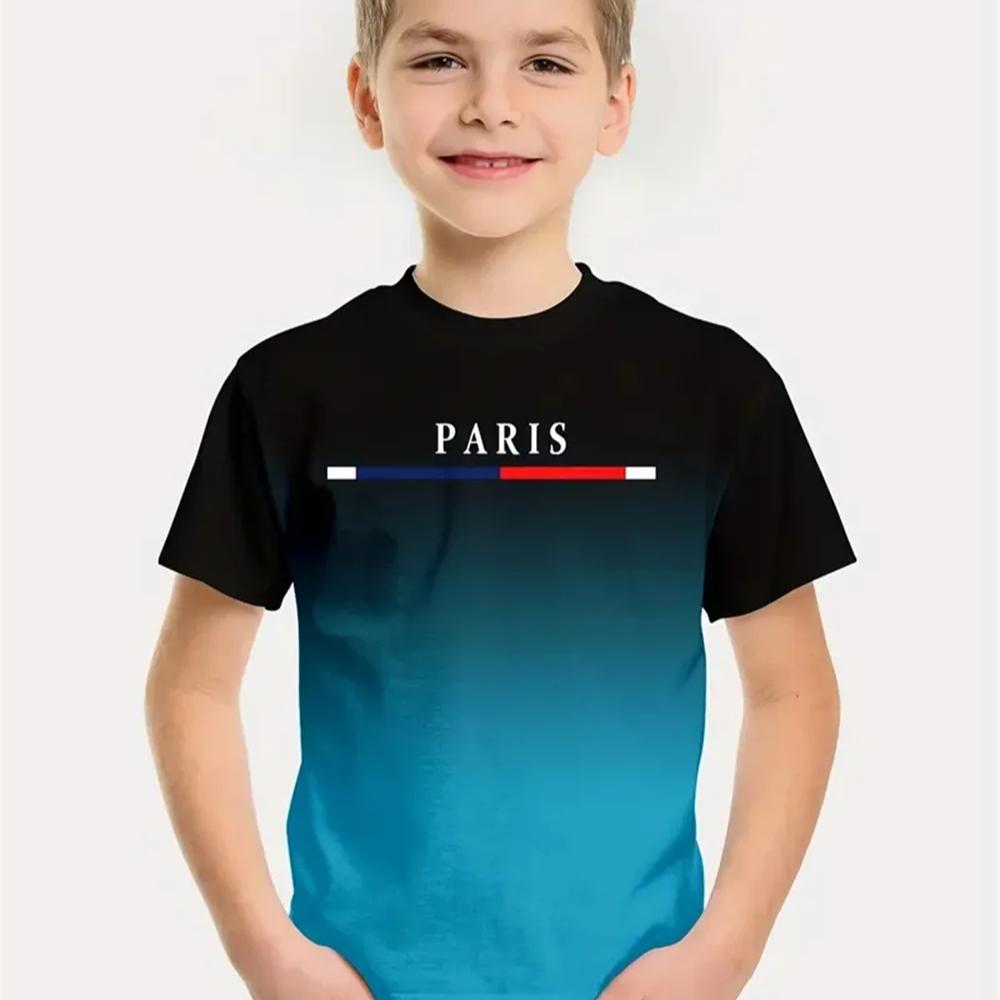 

kids t shirt Simple Kids Boys Clothes 3d Print Tee Shirt Short Sleeve Simple Children s Clothing for Boys T-Shirts 170