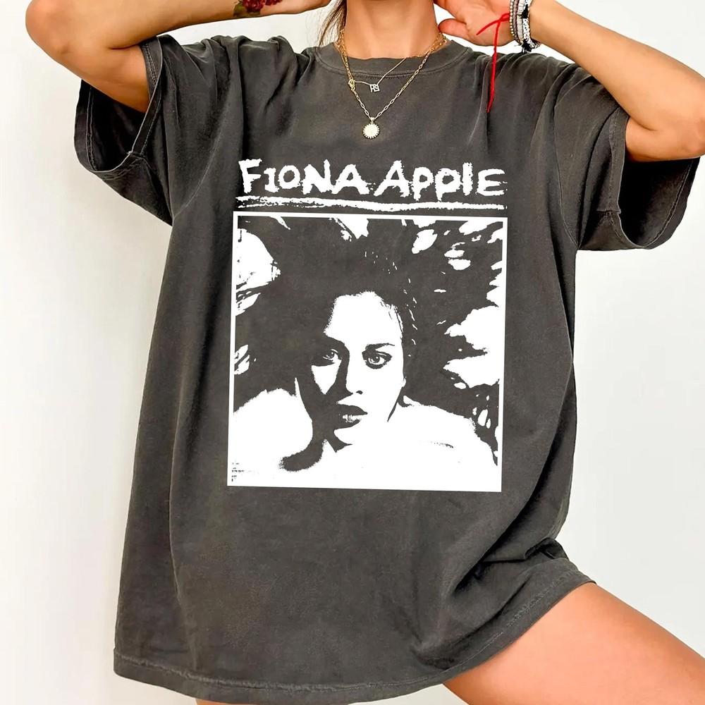 90s Fiona Apple Vtg Charcoal Basic Style T shirt Heavy Cotton tee NH25933 Unisex T-Shirt XXL