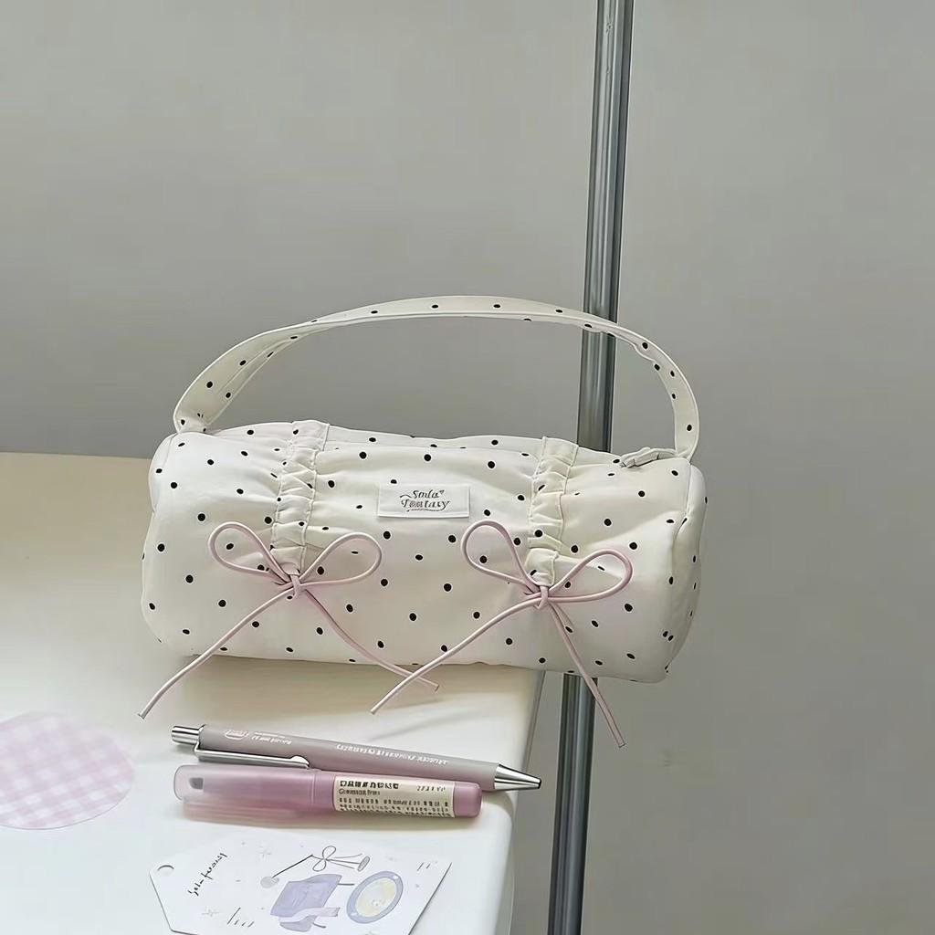 Stilvolle Leinwand-Federtasche mit großem Fassungsvermögen für Schüler und Mädchen