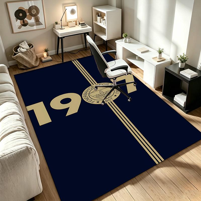 Fenerbahçe SK A rug suitable for office chair areas living rooms and computer desks perfect for home offices and an ideal holiday gift