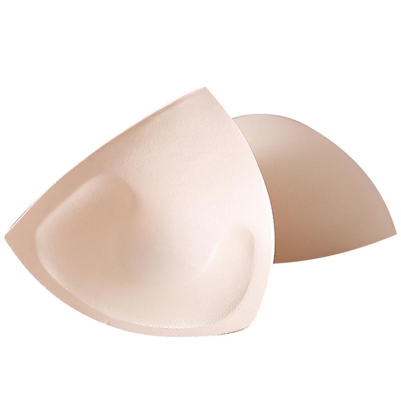Triangular Breathable Sports Bra Sponge Insert with Anti-Exposure and Sweat-Absorbent Cotton Pad.