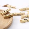 Windproof Bamboo Wooden Clothespins for Drying and Sealing