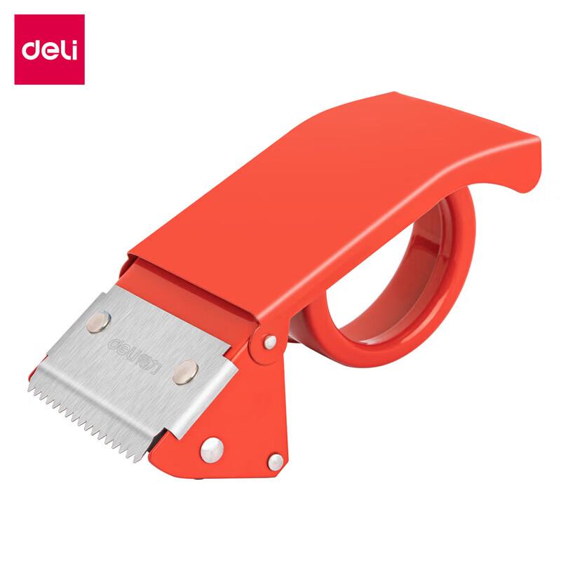 Deli 0824 Red Packing Tape Dispenser