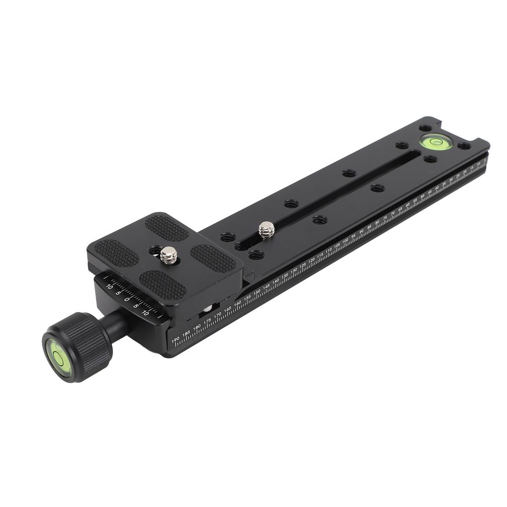 Rail Nodal Slide Clamp Aluminum 1 4inch Screw Scale Level for Arca Nodal Slide Quick Release Clamp for Ball Heads