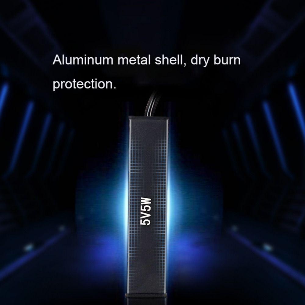 5/10W Mini Aquarium Heater Automatic Aquarium Submersible Heater Fish Tank USB Heating Rod  Home