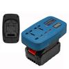 High Efficiency 18V-21V Battery Inverter with 3xUSB & 1xType C Charging Plug Port for Phones Tablets and Electronics