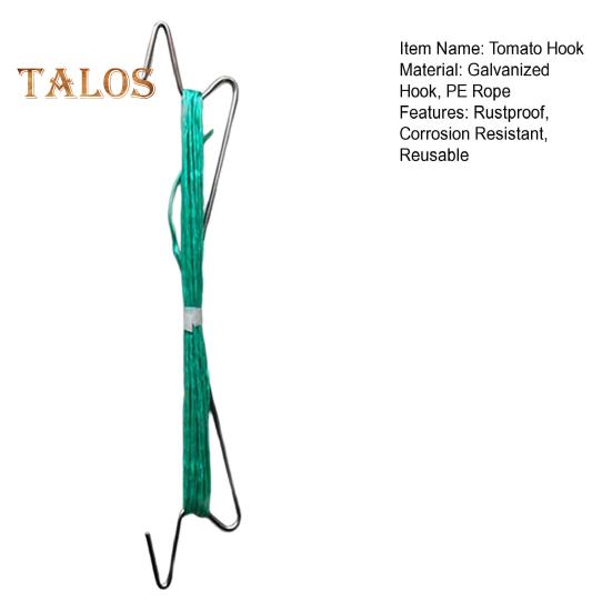 30 ks Háčky na rajčata Klipy na podporu rostlin Nerezové Odolné proti korozi Nesnadno deformovatelné Opakovaně použitelné popínavé rostliny Háčky držáky na rajčata