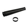 Black Plastic Attachment Short Suction Nozzle Compatible with Blowers 1232454