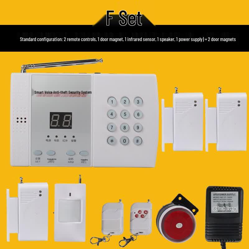 MDNG Smart 99-Zone Wireless Home Security Alarm System CN plug (adapter included)