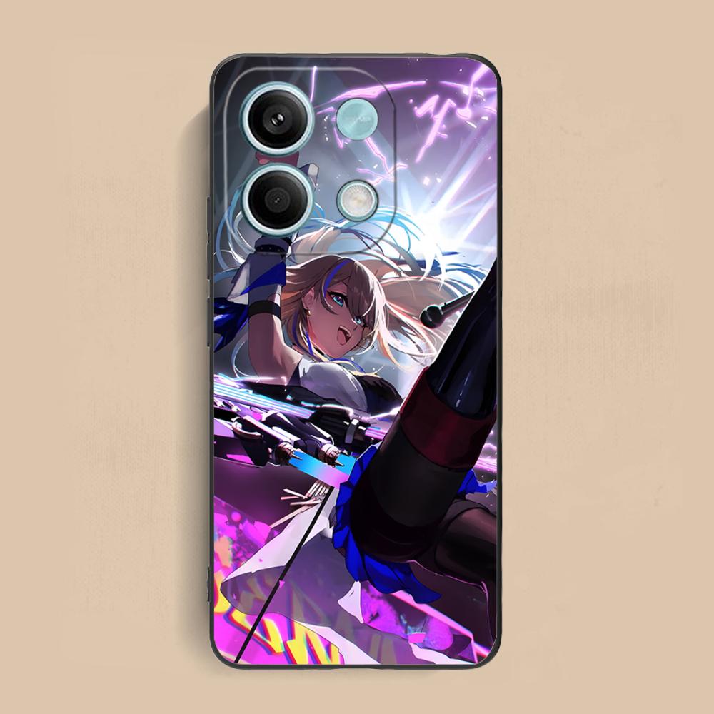 HSR Serval Matte TPU Mobile Phone Case for Xiaomi Redmi Note 14 13 12 11 S Pro Plus 4G 5G Colorful Printing Cover
