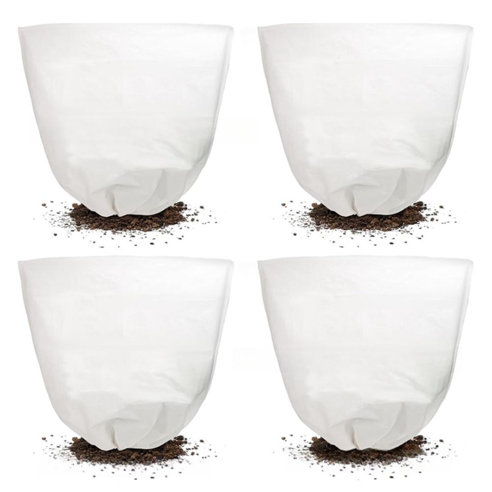 

Non-Woven For Plant Frost Covers 4 Pack for Garden Use Designed to For Plants from Frost Damage During Cold Periods White