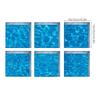 3D DIY Anti Slip Safety Shower Bath Tub Decal Stickers Bathtub Appliques