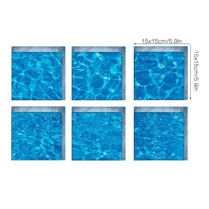 3D DIY Anti Slip Safety Shower Bath Tub Decal Stickers Bathtub Appliques
