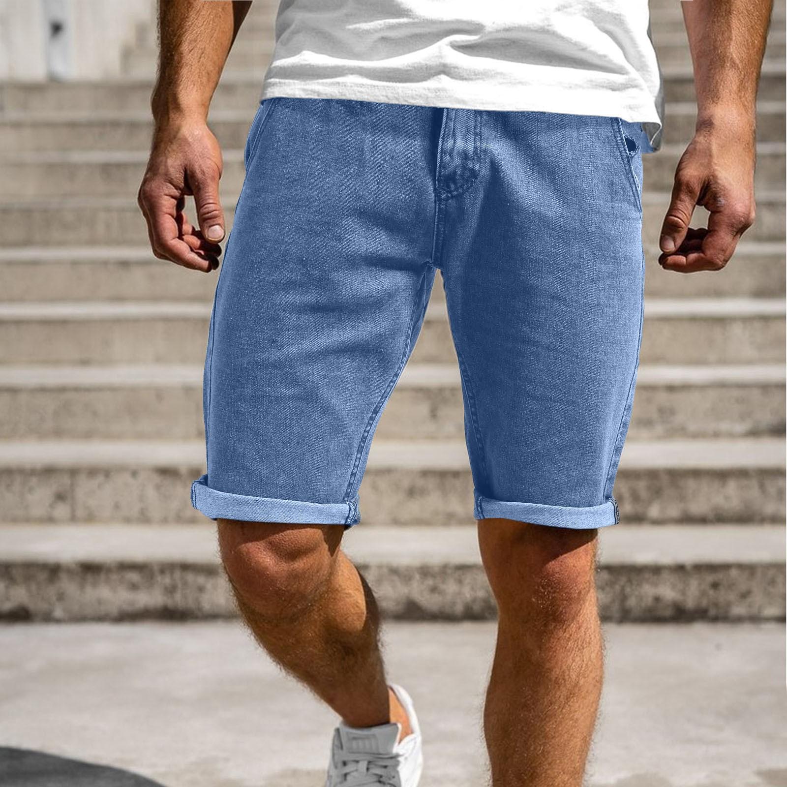 

Mens Summer Casual Fitness Bodybuilding Pockets Sports Shorts Pants XL Темно-синій