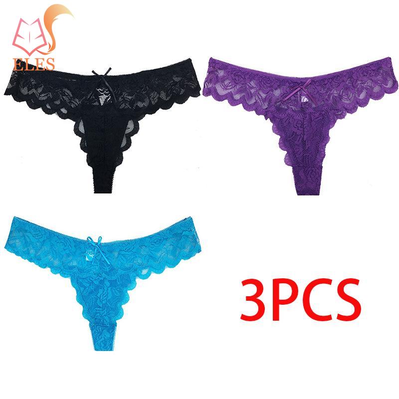 Women Lace Briefs Low-waist M-XL Solid Sexy G-String Seamless Transparent Panty Female Breathable Underwear Comfort Thong