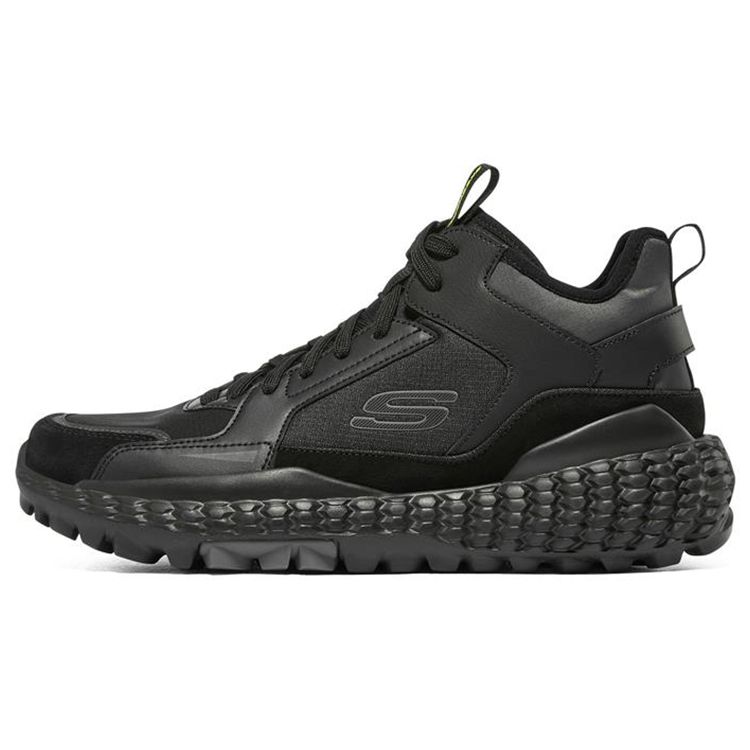 Skechers Monster Lace-Up High-Top Running Shoes Men sneakers Charcoal 237278-BBK 39