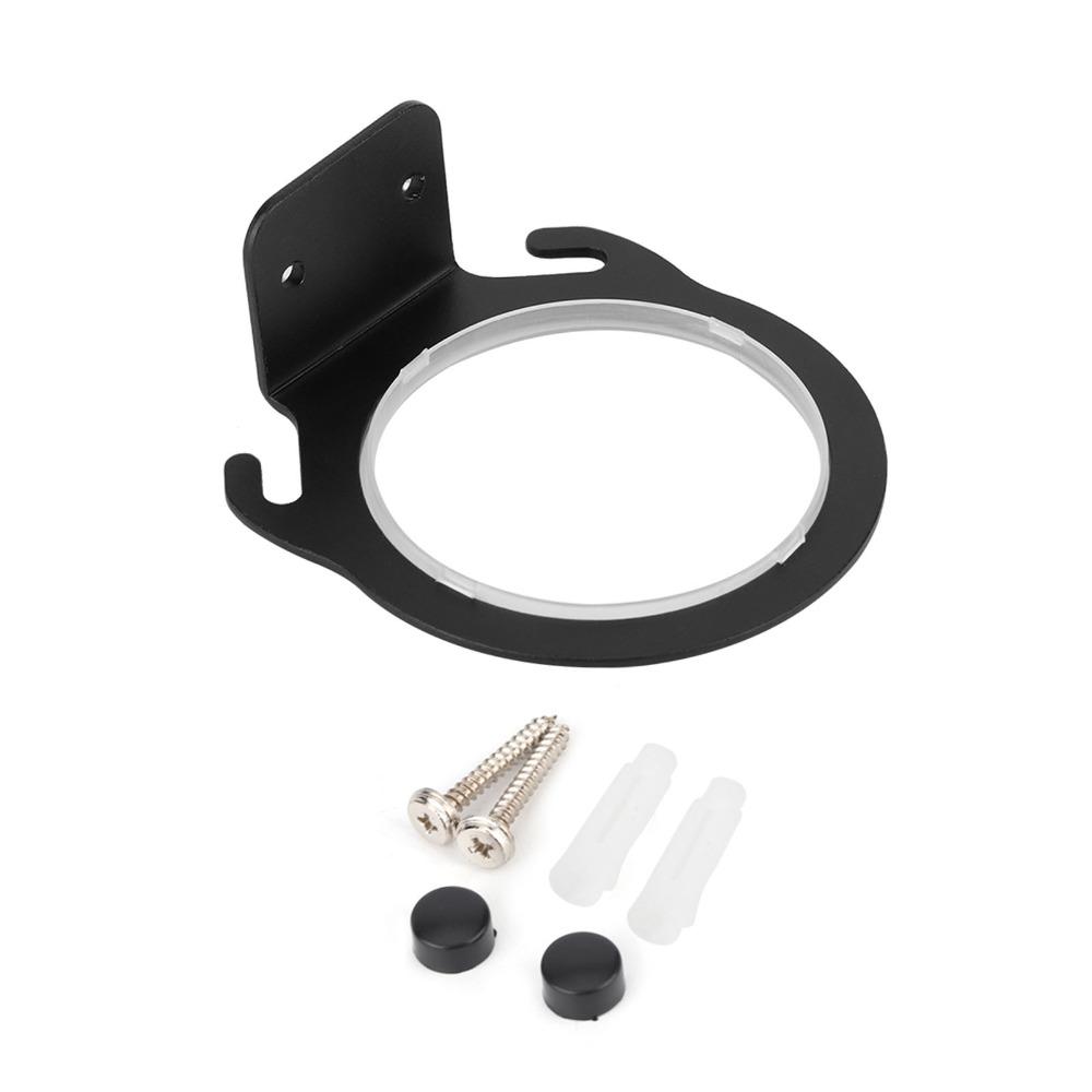 Black Hair Dryer Holder Wall Mounted Hair Dryer Hanger Cord Storage Hair Dryer Rack Home Storage
