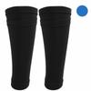 2pcs Polyester Compression Calf Sleeves Breathable Double Layer Shin Pad  Football Practice