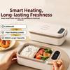 Water-free Wireless Heating Food Container Fast Heating Cordless Food Warmer  Travel Meals