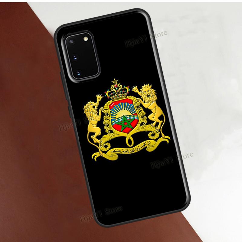 Marocco Maroc Bandiera Marocchina Cover per Samsung Galaxy S22 Ultra S21 S20 FE Note 20 S8 S9 S10 Note 10 Plus Custodia per telefono