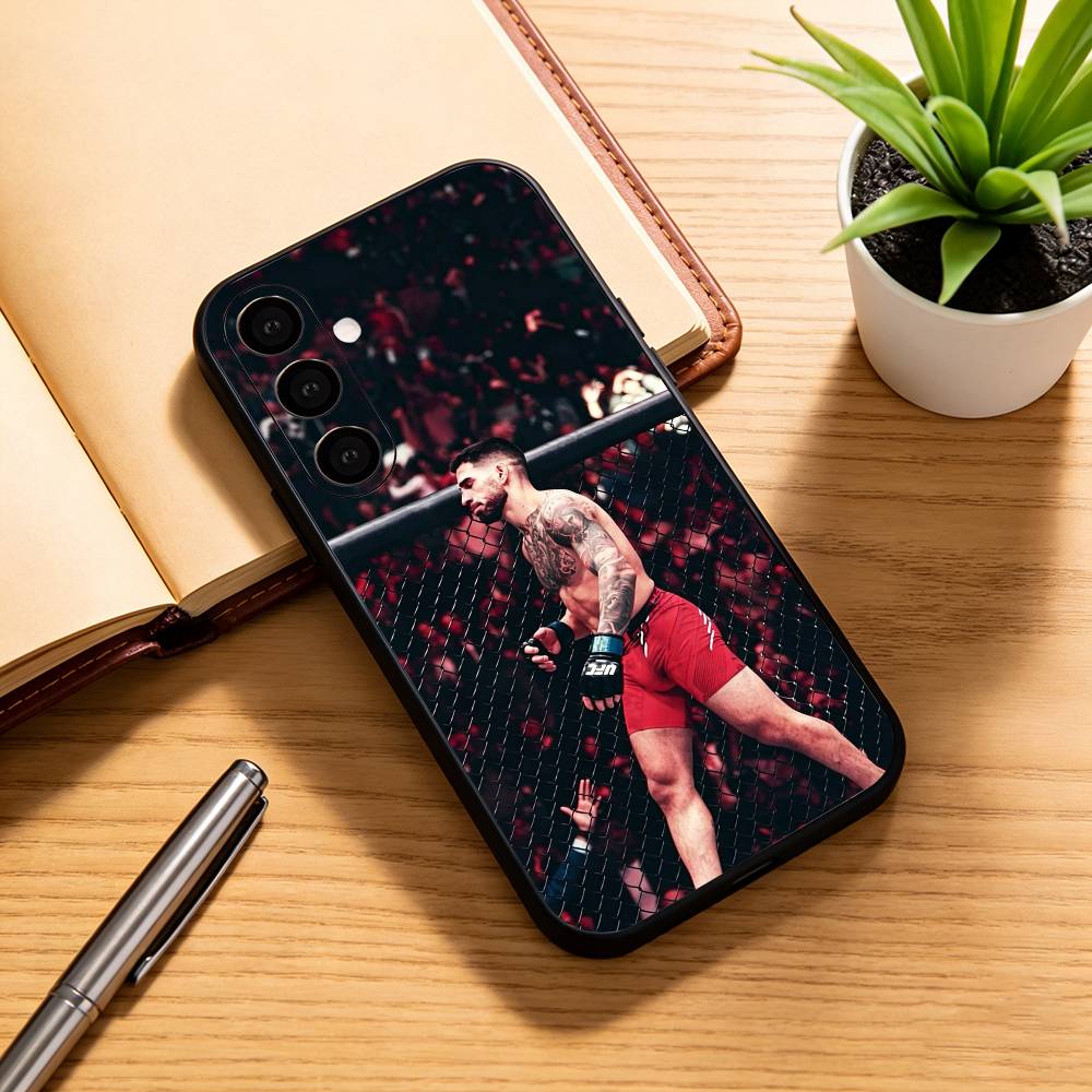 C-Champion Ilia T-Topuria  Phone Case Black Silicone Soft For Samsung Galaxy A73,A72,A71,A70,A53,A52,A51