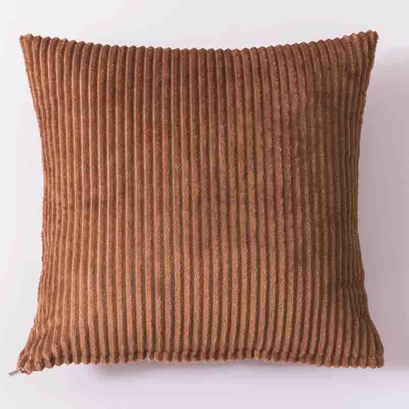 Drawn Pillow Case Car Sofa Cushion Flannel Pillow Bed Head Back Square Pillow Cushion Cover Solid Color
