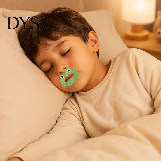 Snoring Mouth Strip 30Pcs Cartoon Animal Sleeping Tape for Kids, Keep Closed, Closure Breathable Breathing Correction Patch, Hypoallergenic