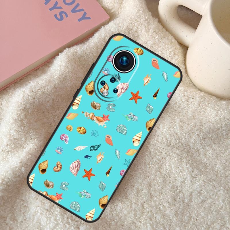 Seashell Shell Sea Art Case For Honor X9a X8a X8b X9b X9c X8 X9 50 70 90 Lite Honor 200 Pro Magic 7 5 6 Lite Coque