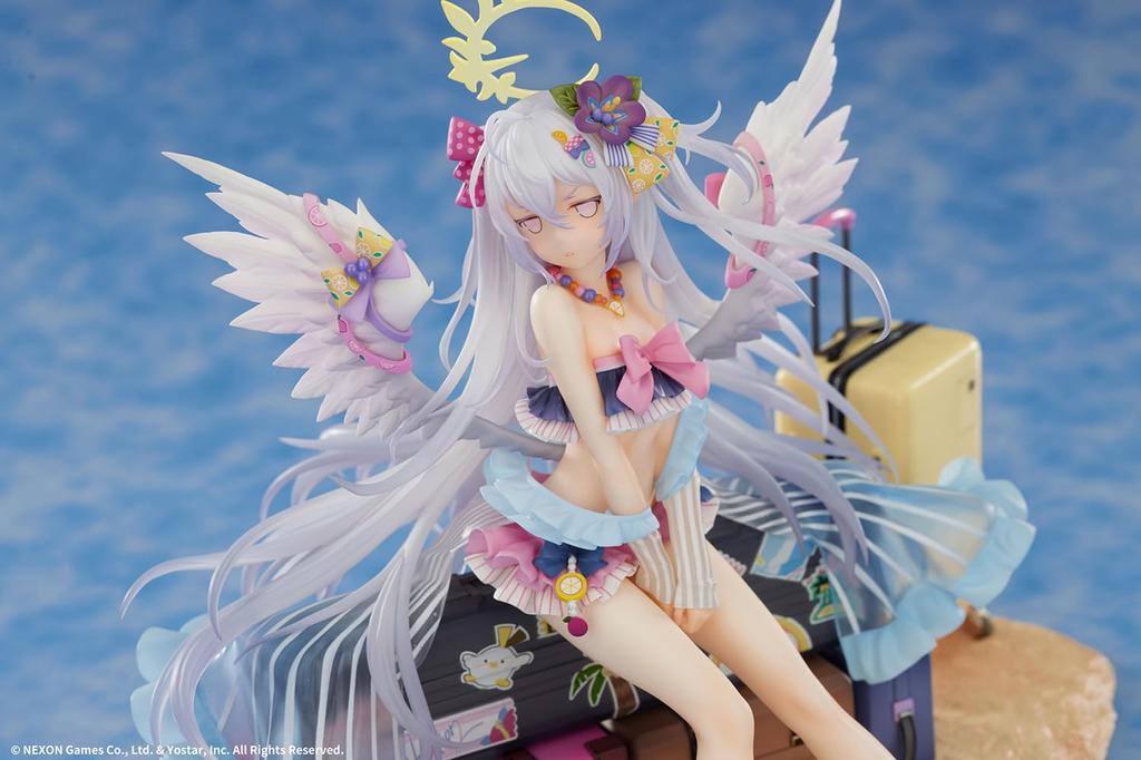 Elegant Blue Archive Azusa Height 190mm halo and ABS scale painted finished figure -Blue Archive- (swimsuit) approx. (including pedestal) PVC, 1/7