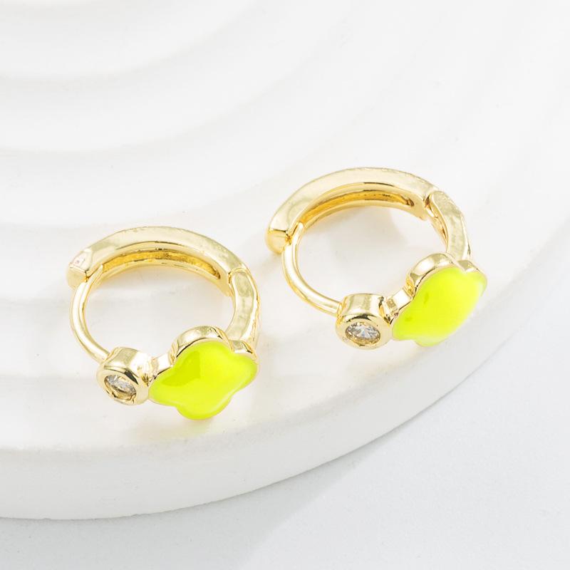 Women's Hoop Earring Bohemian O Shaped Creative Rice Beads Exaggerated Accessories Earrings