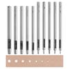 10pc/set of Faux Leather Round Punching Set, DIY Leatherworking Belt Punching /Shoulder Strap Round Hole /Shoe Hole Opener Tool