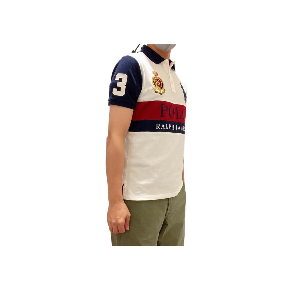 Polo Ralph Lauren Embroidered Patchwork Cotton Polo Shirt Men Tops Multicolor 710790853-003