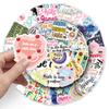 50 Personalized Motivational Spanish Stickers: Colorful Slogans for Cups, Laptops & More