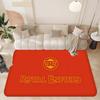 R-Royal E-Enfield Logo Room Mats Retro Multiple Choice Living Room Kitchen Rug Non-Slip Welcome Rug