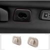 ABS Plastic Interior Roof Hooks Clothes Hanger Hook Trim for Volvo V90 S90 XC40 XC60 XC90 2015-2020 (Gray)