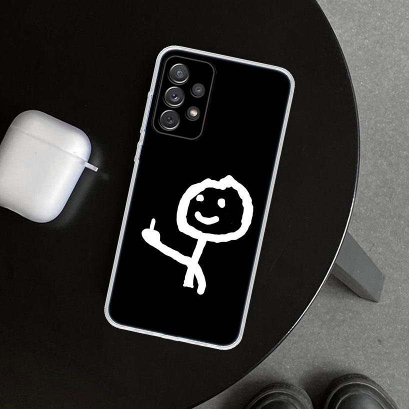 Middle Finger Phone Case for Samsung Galaxy A17 A16 A26 A36 A56 A57 A37 A15 A25 A35 A55 A14 A24 A34 A54 A13 A23 A33 A53 Galaxy A