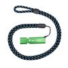 Aluminum Alloy High Decibel Whistle Keychain Double Pipe With Rope Camping Hiking Whistle 5 Colors Outdoors Portable Tools