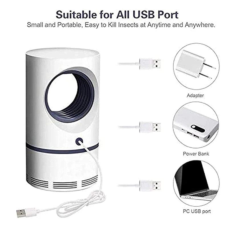 Electric Mosquito Killer Lamp Repellent USB Muggen Insect Killer Bug Zapper Anti Fly Repeller LED Trap Light