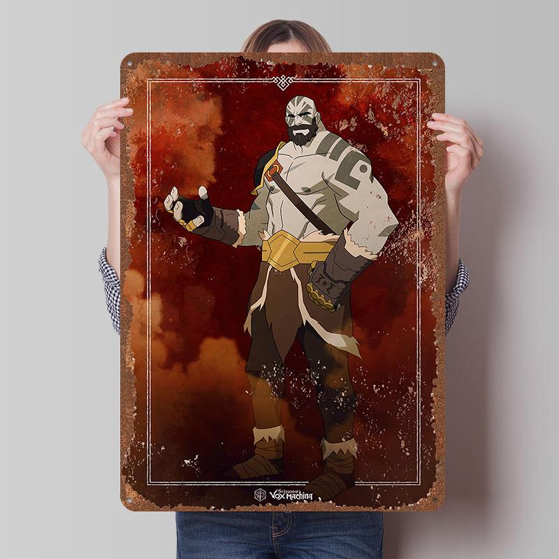 The Legend of Vox Machina Tinplate Posters Customizable Wall Art Retro Vintage Metal Tin Signs for Home and Decoration Gaming