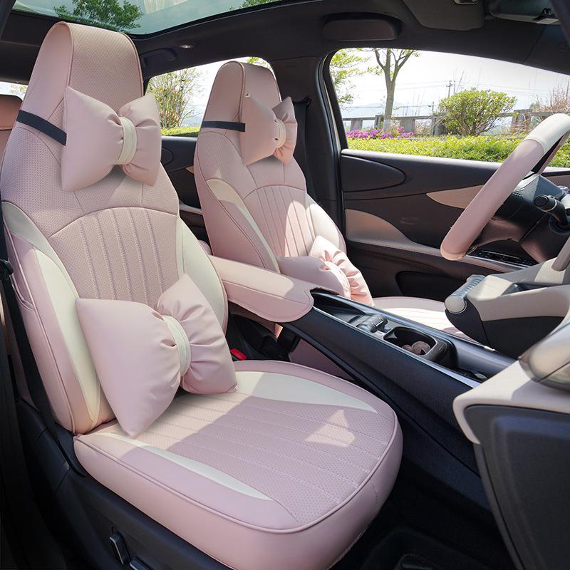 New Full Leather BYD Dolphin Car Seat Cushion - Universal Fit for All Seasons