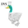 Elegante Decantador de Bourbon Pato Decantador de Whisky, Botella de Vidrio Recta con Tapón, Dispensador de Licor Novedoso de 350 ml Resistente a los Arañazos para el Hogar