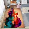 Abstract Art Musical Instruments Rug Print Floor Mat Carpet for Living Room Bedroom Large Soft Carpet Home Children's Room Mat