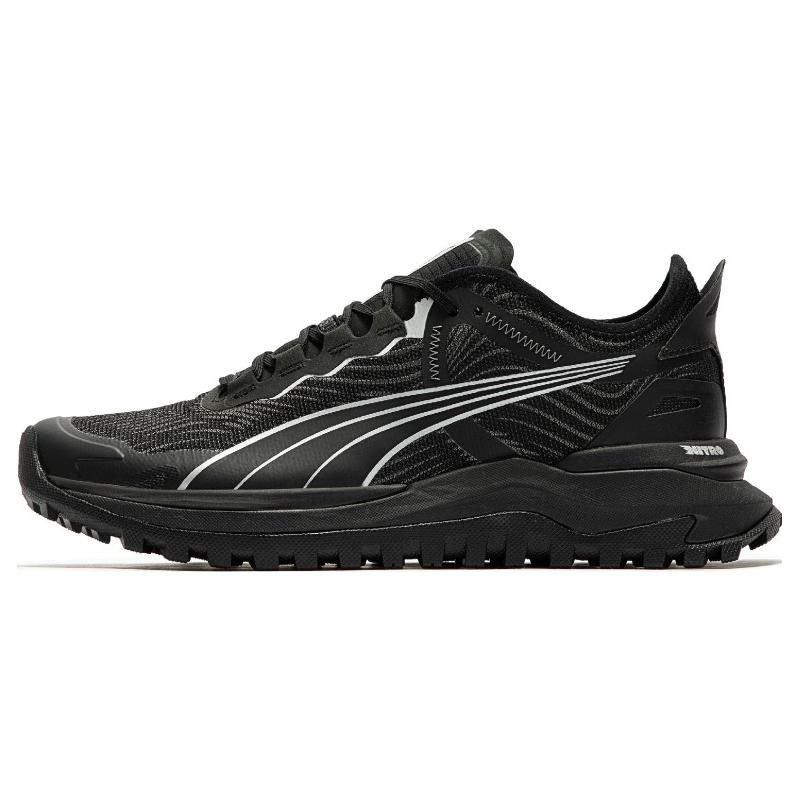 Puma Voyage Nitro 2 Unisex Black Metallic Silver 376919-01 EU 44