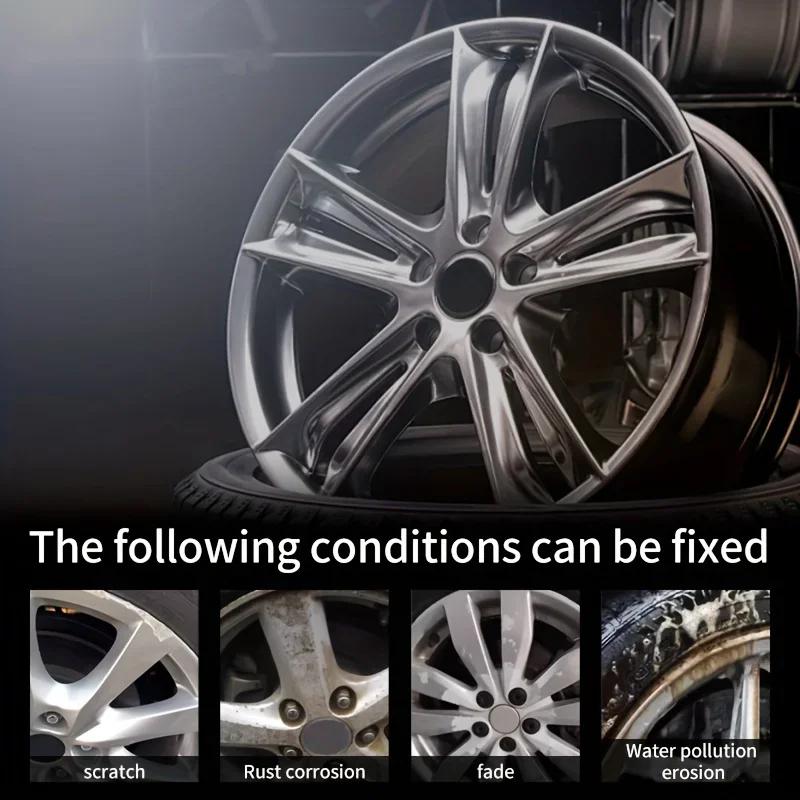 

Паста для восстановления царапин автомобильных дисков, паста для ремонта краски царапин дисков шин, алюминиевый диск серебристый, черный и белый 50 ML
