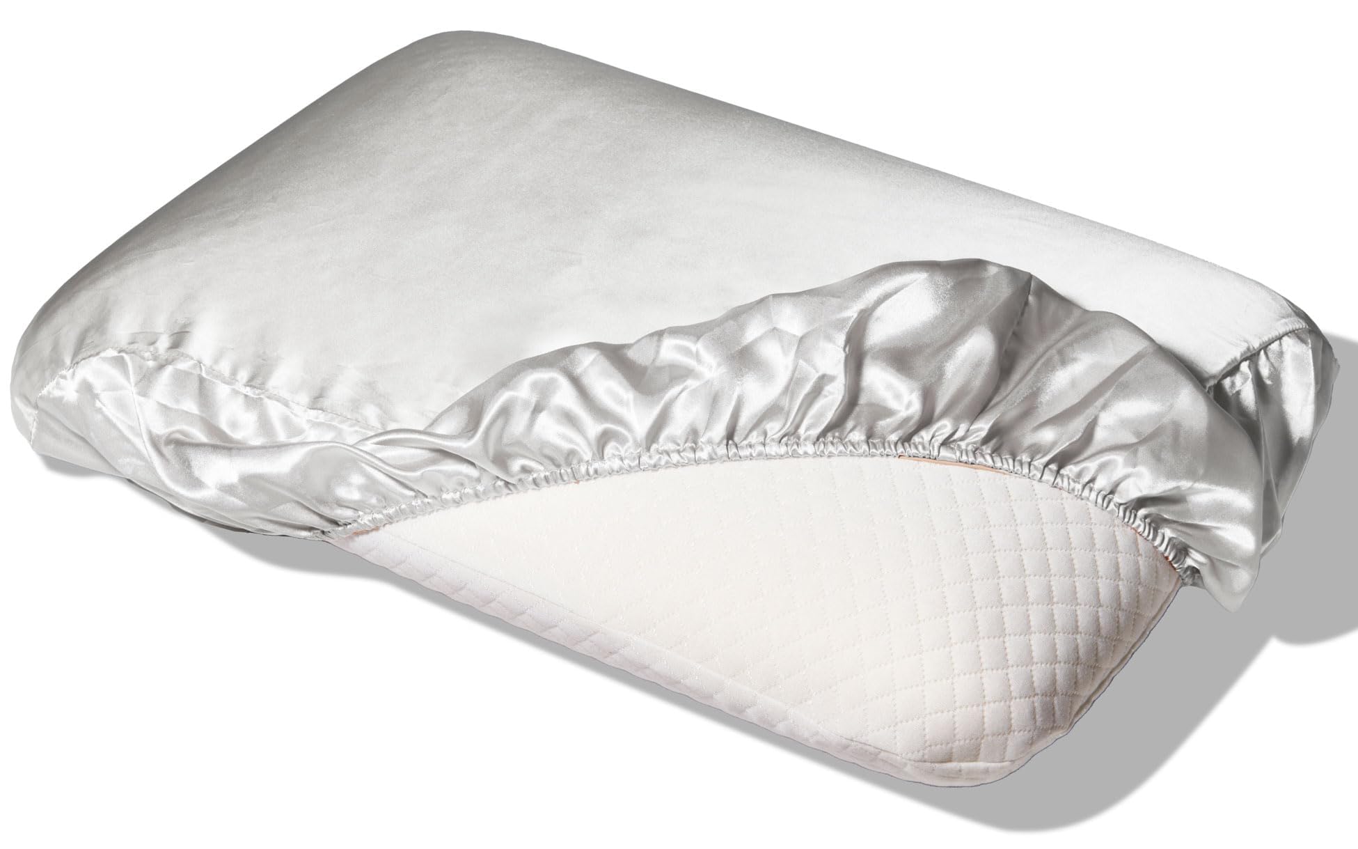 

Sleep Party Silk Pillowcase, 100% Silk, Mother s Day Gift, Pearl White