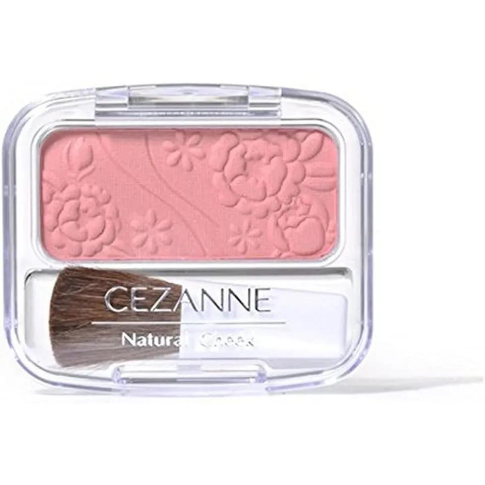 CEZANNE Natural Cheek N 01 Peach Pink 4g Vivid Makeup 3 Pieces 2