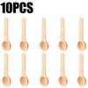 30-10 Stück Mini-Holzlöffel Küche Gewürz Honig Kaffee Küche Kochen Kaffeebohnen Salz Gewürzdosen Holzlöffel Messlöffel