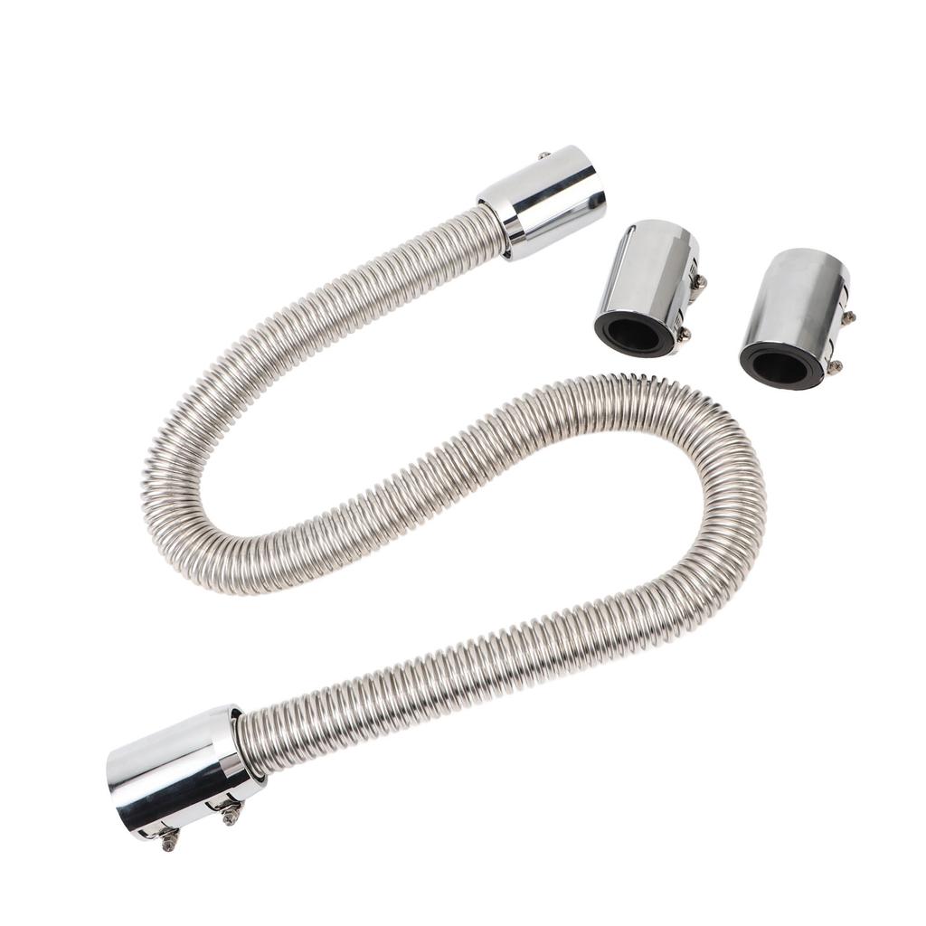 48inch Flexible Coolant Water Hose Kit Heat Resistant Stainless Steel Heat Dissipation Hose Set with 4