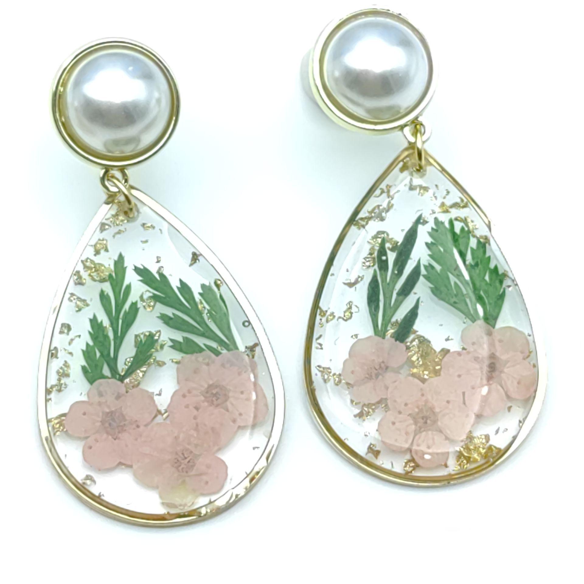 Summer s Hottest: Dried Preserved Flower Earrings - Sweet & Stylish for Women